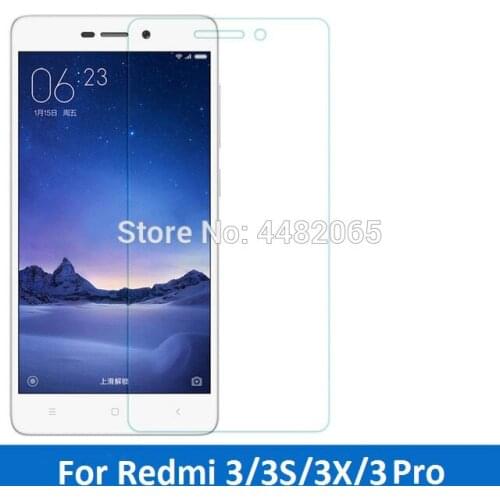 2pcs Tempered Glass For Xiaomi Redmi 3S 3 Pro Case Screen Protector on Ksiomi Xiomi redmi 3s 3X 3 S X Film Cover Glas Saver