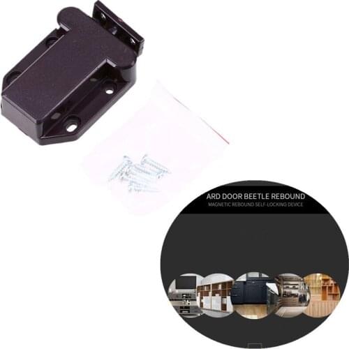 Cabinet Catches with Screws Magnetic Door Drawer Cabinets Catch Push To Open Damper Buffer Cupboard Door Closer Hardware Tools