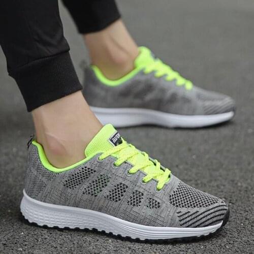 Women Shoes Casual Sneakers Women Trainers Fashion Lace-Up Breathable Mesh Walking Shoes Women Tennis Feminino