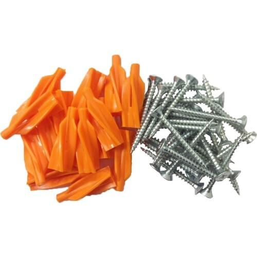 Star Dübelci Plastic Dowel Aerated Concrete Chipboard Screw with 8 mm 6x60 pcs