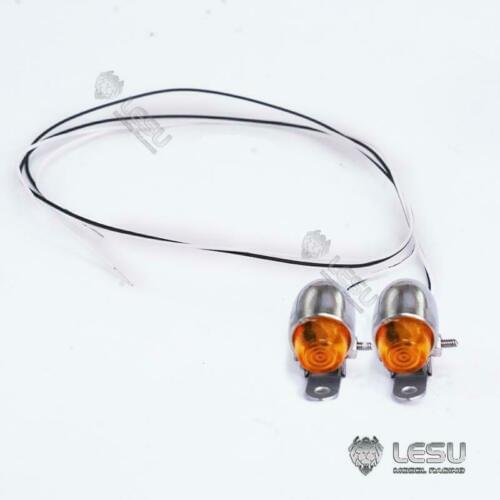 1Pair Metal LED Side Lamp Light for 1/14 RC Tmy Tractor Truck Dumper Trailer TH17150