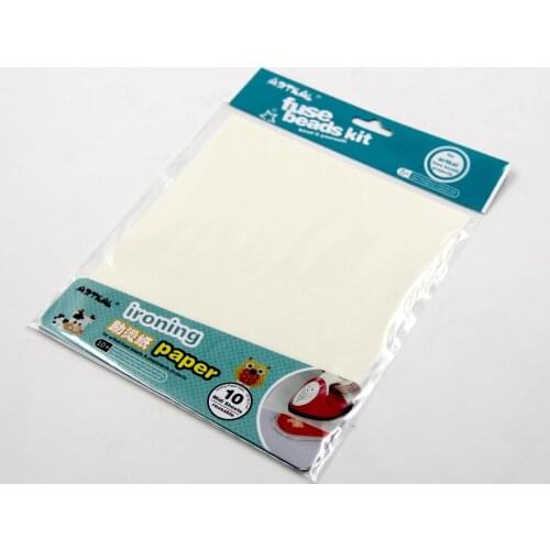 10pcs of 5.9''x6.5'' artkal fuse beads ironing papers diy educational toy J02-10