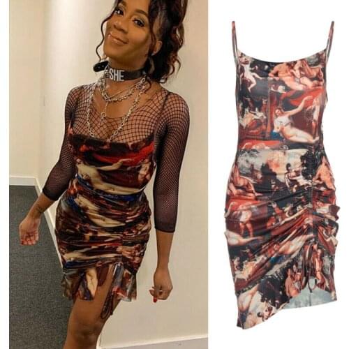 2020 Sexy Women Bandage Bodycon Sleeveless Evening Party Cocktail Club Short Mini Dress Party Suit