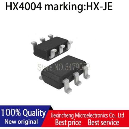 50pieces) HX4004 marking:XX-JE HX4004-MF SOT23-6 Power management chip New original