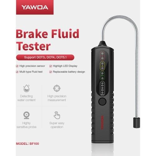 BF100 Car Brake Fluid Tester Universal Automotive Oil Liquid Testing Tool Car Diagnostic Tool Oil Liquid Testing Tool Diagnostic