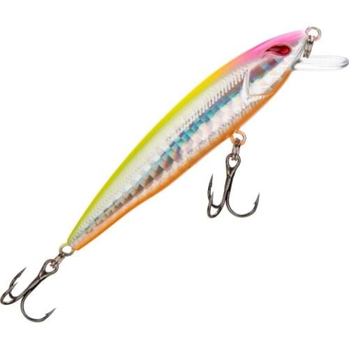 Bionic Minnow Fishhooks 3D Eyes Floating Fishing Lure Artificial Bait Fishing Tackle Wobbler Spinners Spoon Bait Winter Sea 1Pcs