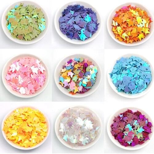 10g/Lot Unicorn Glitter Loose Sequins Tirm for Nail Arts And Crafts Decoration Body Art Painting Wedding Gift DIY Glitter Sequin