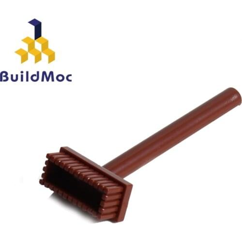 BuildMOC Compatible Assembles Particles 3836 Broom Floor Brush Building Blocks Parts DIY LOGO Educational gift Toys