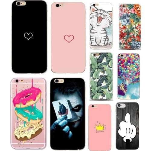 Thin Silicon For iphone 6S 6 Case Flower Leaves Plant Cover For Fundas iphone 7 8 Plus 5 5S SE 2020 X XS Soft Phone Bags Cases