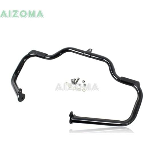 Black Mustache Engine Guard Crash Bars for Harley Touring Road King FLHR FLHRC CVO Street Glide FLHX FLHXSE FLHXS FLHT 2009-2017