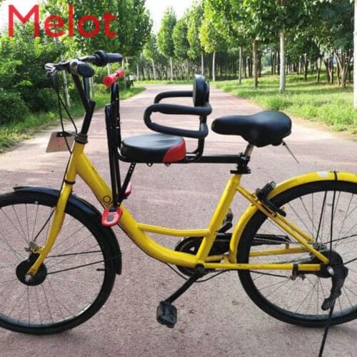 Childrens Bicycle Seat Front Electric Car Baby Mountain Bike Chair Folding Bicycle Baby Child