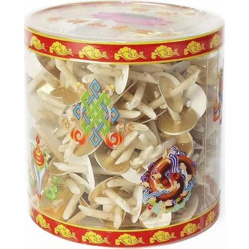 Oil Lamp Wicks Candle Making Supplies DIY Handmade Kit With Tweezer Holder Auspicious Ruyi Lantern Cotton Wicks