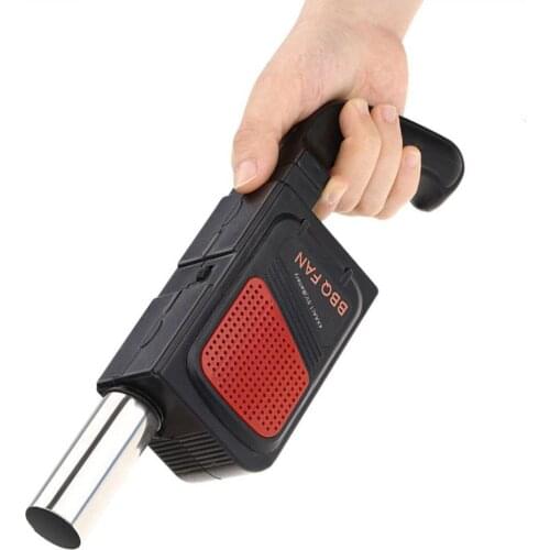 Wholesale Outdoor Camping Handheld Electric Cooking BBQ Barbecue Fan Air Bellows Blower Outdoor Camping Accessories Hot Sale