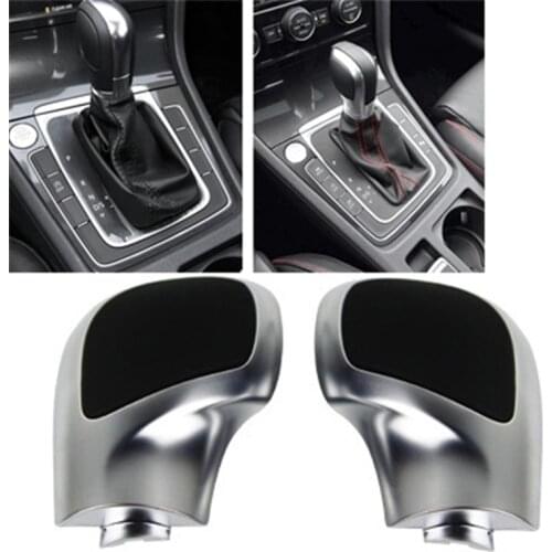 Chrome Matte Gear Shift Knob DSG Cover Cap RED ABS Gear Shift Knob For VW Golf MK6 MK7 R GTI Passat B7 B8 CC R20 Jetta MK6