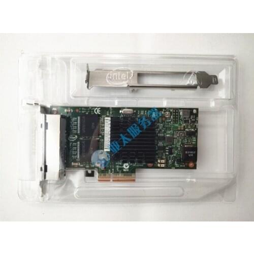 I350-T4V2x1 Network I350AM4 chip 10M/100M/1000M NIC PCIe 2.0 RJ45*4 Quad port Lan card