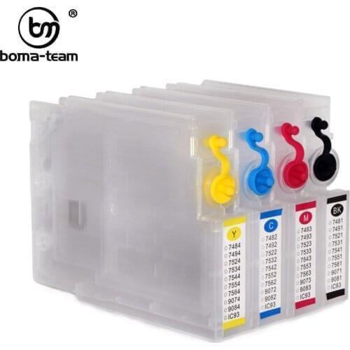 Asia T7521 T7522 T7523 T7524 Bulk Refillable Ink cartridge For Epson WF-6091 WF-6591 WF-8091 WF-8591 Printers