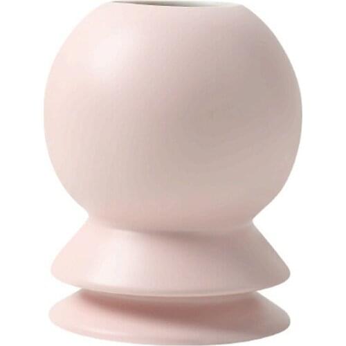 Ceramic Vase Home Decoration Accessories Living Room Simple Flower Arrangement Flower Wine Cabinet Decoration Flower