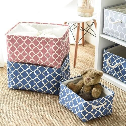 LHS Toy basket toy bag Storage baskets of article Dirty laundry basket Clothing Boxes for Basket for toys Storage box organizer