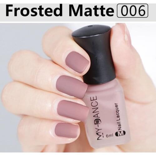 Frosted Matte Nail Polish 30 Color Women Matte Nail Polish DIY Art Long Lasting Satin Manicure Non-toxic Fashion Makeup