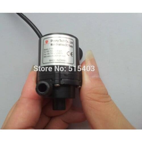 Mini 6V-12V DC Brushless Small Water Pump Submersible Motor Pump 1.8M 230L/H Free shipping