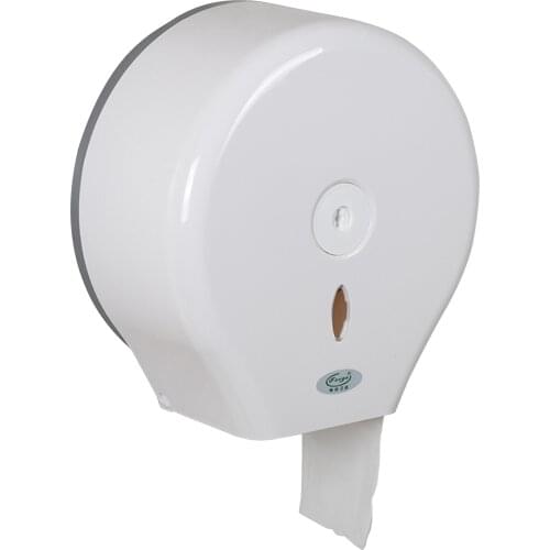 Large Roll Paper Holder Wall-Mounted Bathroom Paper Towel Dispenser Paper Towel Holder Dispenser Kitchen Toilet Tissue Dispenser