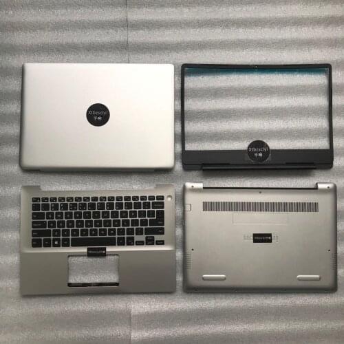 For new Dell Inspiron 14 5480 5488 5485 back cover bezel upper top lower cover bottom shell 0R4XHN 0DNF8W 0NJY9H 010KG8