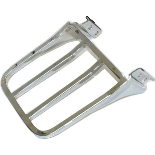 Rear Rack Detachable Luggage For Harley Softail FLSTSC FLST Sissy Bar Backrest Chrome Motorcycle