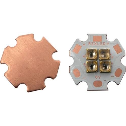 LED 12W 6V Ultraviolet 252NM 255NM 260NM With Lens 20mm Star PCB