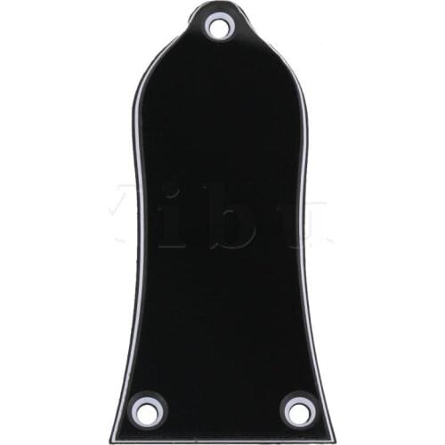 Yibuy 3 Ply 3 Holes Blank Electric Guitar Neck Truss Rod Cover Plate HA-1005