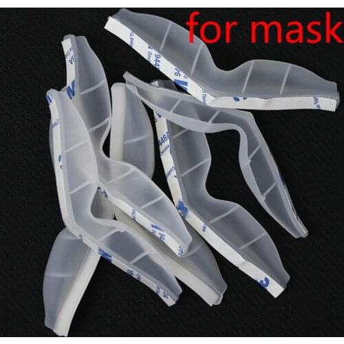 1/3/5PCS Reusable Fog Free Mask Accessory Masks Prevent Eyeglasses From Fogging Mask Nose Bridge Holder Bracket Silicone Pad