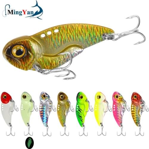 1pcs 8/15/20g 3D Eyes Metal Vib Blade Lure Sinking Vibration Baits Artificial Vibe for Bass Pike Perch Fishing Tackle