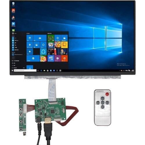 11.6 Inch 1920*1080 Screen Display LCD TFT Monitor with Remote Driver Control Board HDMI for Lattepanda,Banana Raspberry Pi