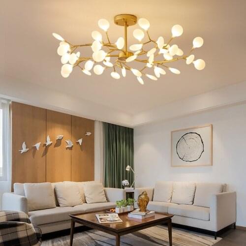 Nordic New Modern LED Chandeliers Lights For Living Dining Room Bedroom Kitchen Villa Hall Home Lamps Indoor Hanging Lighting