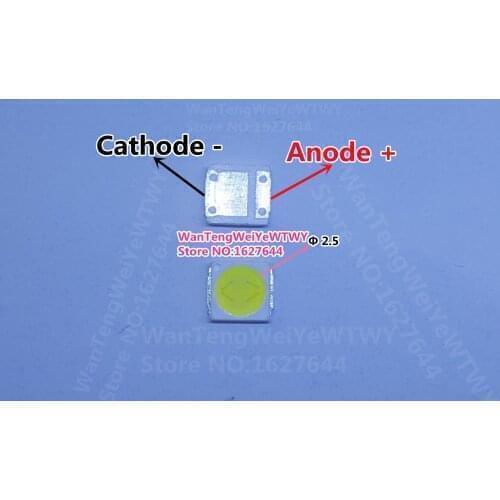 400PCS Lextar LED Backlight TV DOUBLE CHIPS Φ 2.5 2.1W 3V 3030 Cool white LCD Backlight for TV TV Application