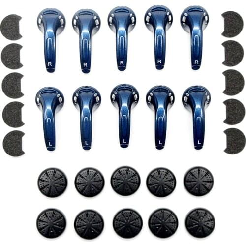 5 Pair/lot 15.4mm Flat Head Earphone Shell DIY MX500 Earphone Shell Earbud Housing for EMX500 Earphone accessories