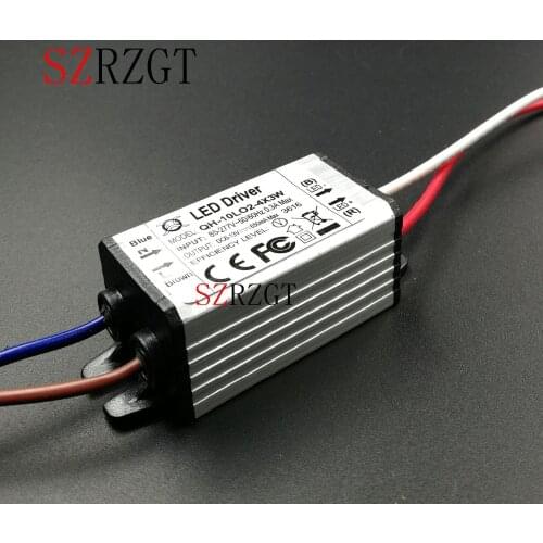 5 Pieces IP65 10W AC85-277V LED Driver 2-4x3W 600mA DC6-13V LED Power Supply Constant Current Ceiling Lamp