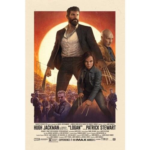 73 Home Decor Logan Hugh Jackman Movie 1017-Silk Art Poster Wall Art Home Decoration Gift
