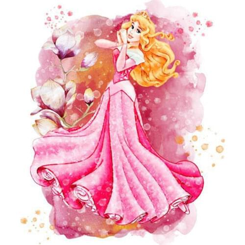 Diamond Painting Disney Cartoon Princess Rapunzel 5D DIY Cross Stitch Embroidery Mosaic Round Rhinestone Handmade Home Decor