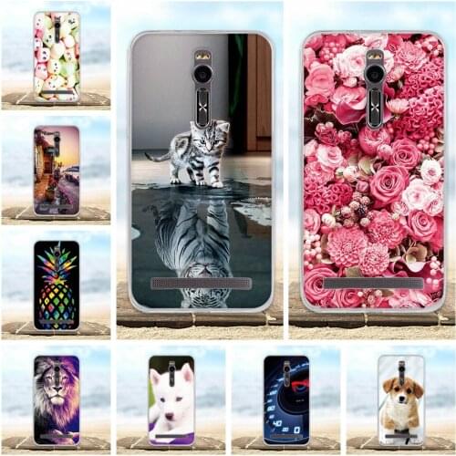 For ASUS Zenfone 2 ZE551ML ZE550ML Case Soft Silicone TPU Cover For ASUS Zenfone 2 Zenfone2 Case ZE551ML Fundas Coque 3D Bags