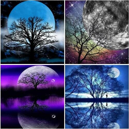DIY Photo Custom Full Round tree Diamond Painting 5d Diamond Embroidery Cross Stitch Diamond Mosaic Kits Birthday Gift