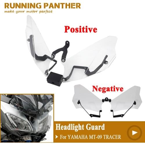 For YAMAHA MT 09 TRACER 2015 2016 2017 MT09 Tracer Motorcycle Accessories Grille Headlight Protector Guard Lense Cover