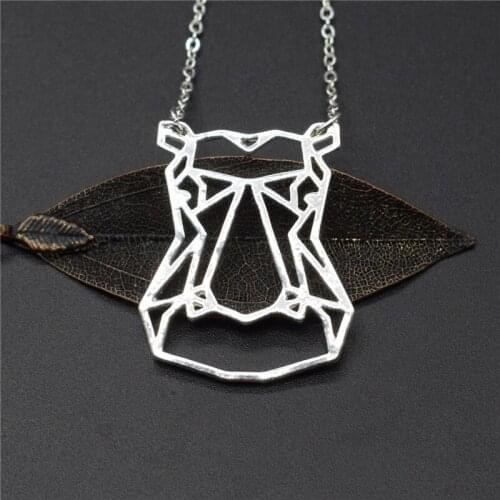 Elfin New Hippo Necklaces Hippopotamus Jewelry Hippo Pendant Necklaces Geometric Necklace Wild Animal Jewelry Zoo Jewelry