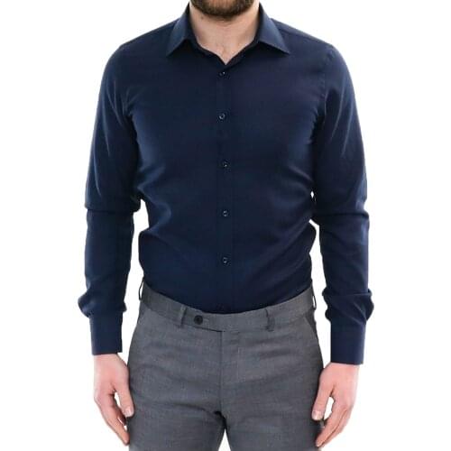 Classic shirt LANCELLOTTI Blue