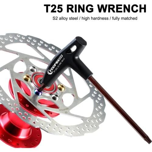 L Shaped T25 Torx Key Wrench MTB Bike Disc Brake Screw Installation and Demolition Wrench Bike Repair Tools Bicycle Accessories
