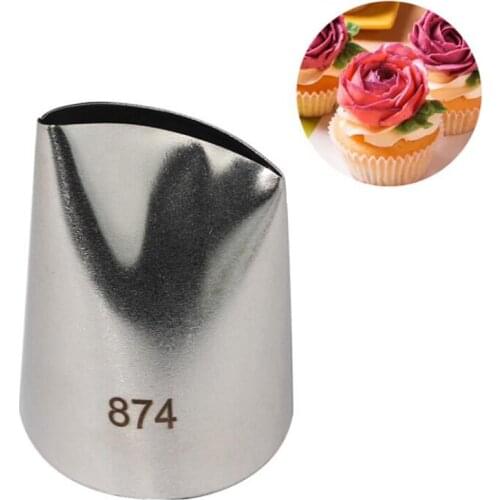 #874 Large Size Rose Icing Piping Nozzles Cake Cream Decoration Tips Pastry Tool Pastry Tips Cake Dessert Decorators Tool