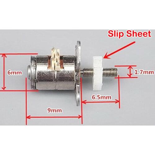 Micro 6mm 2-Phase 4-Wire Precision Stepper Motor Slider Screw Nut Rod Moving Block Tiny Mini Stepping Motor for Digital Camera