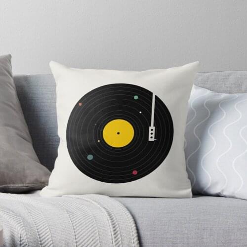 Music Everywhere Throw Pillow Cushion Cover Polyester throw pillows case on sofa home living room car seat decor 45x45cm