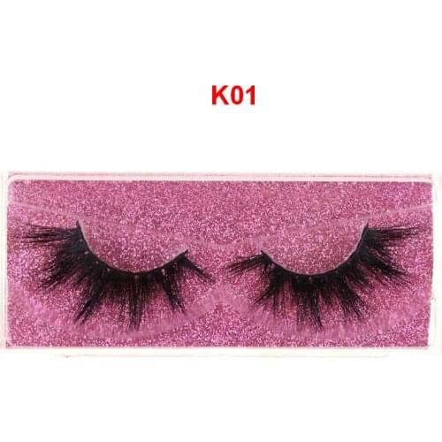 Mink Lashes 3D mink 100% cruelty free handmade soft mink eyelashes Flexible makeup Natural false eyelashes E9
