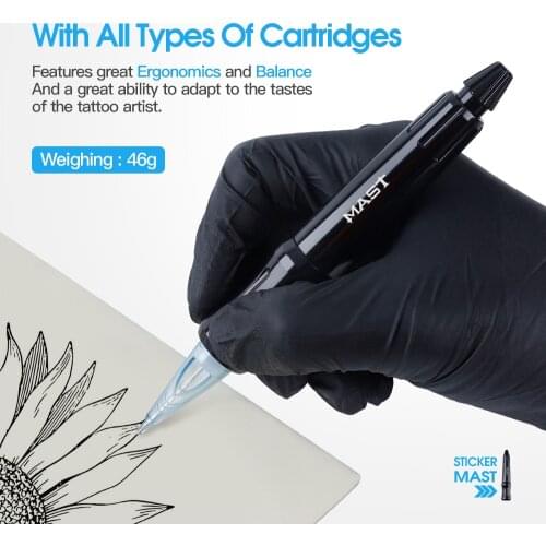 Dragonhawk Mast Hand Poke Tattoo DIY Tools Handmade Tattoo Pen for Cartridge Needles Tattoo Accessories
