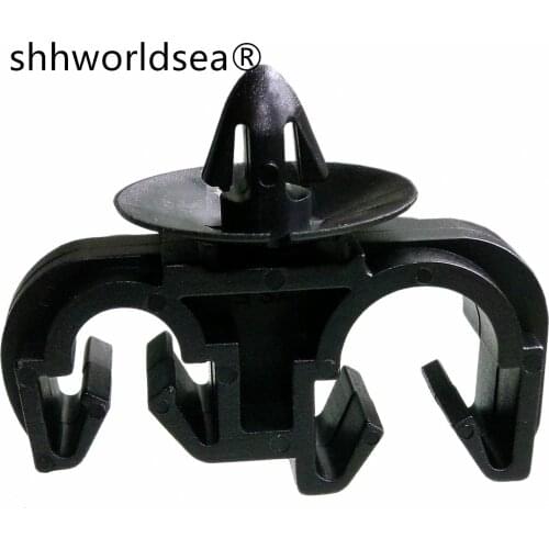 Shhworldsea 100PCS auto clip Double pipe clamp for swm